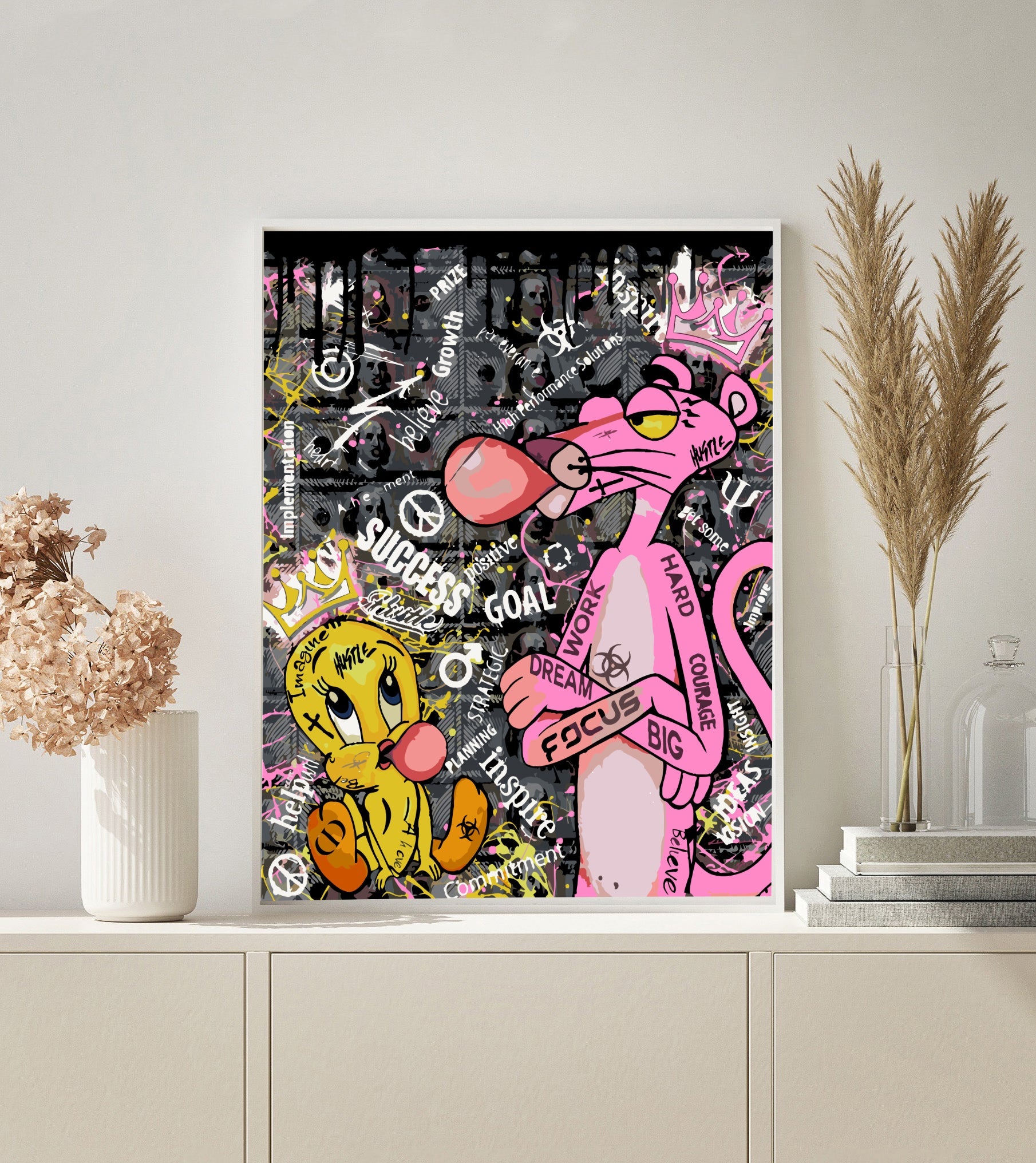 PAINT BY NUMBERS | POP ART PANTHER