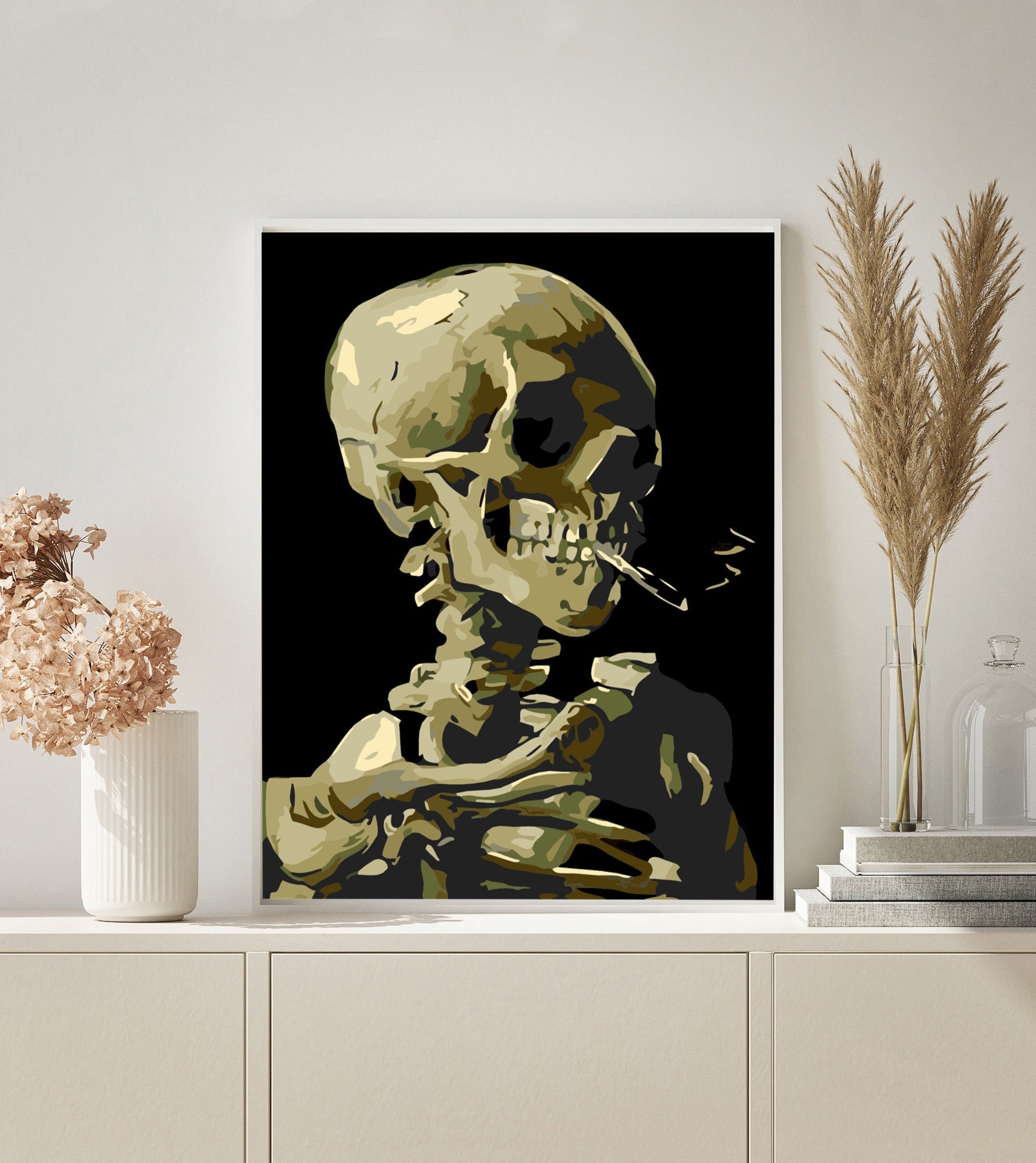 Paint by Numbers | Skull Portrait