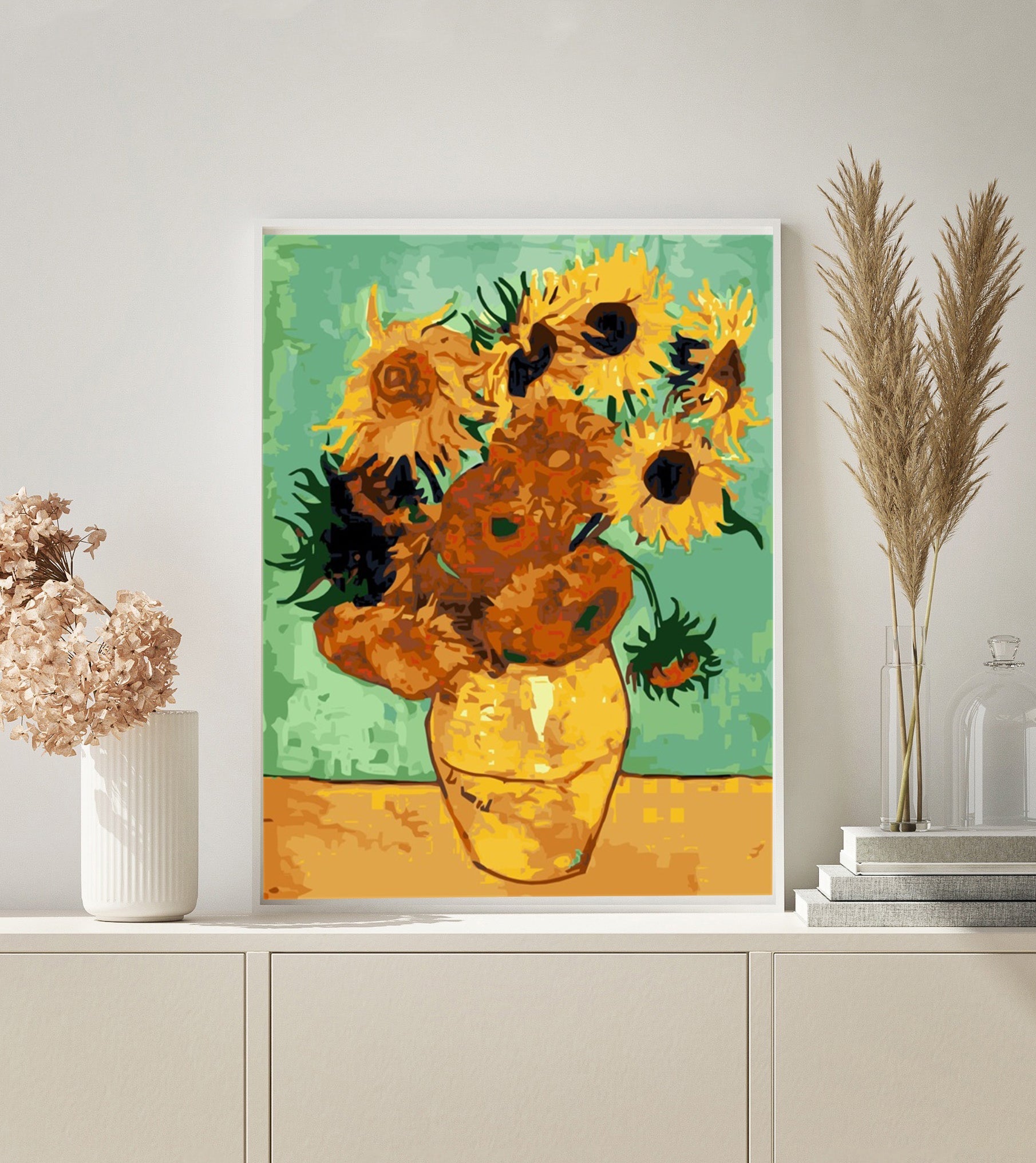 Paint by Numbers | Van Gogh Sunflowers
