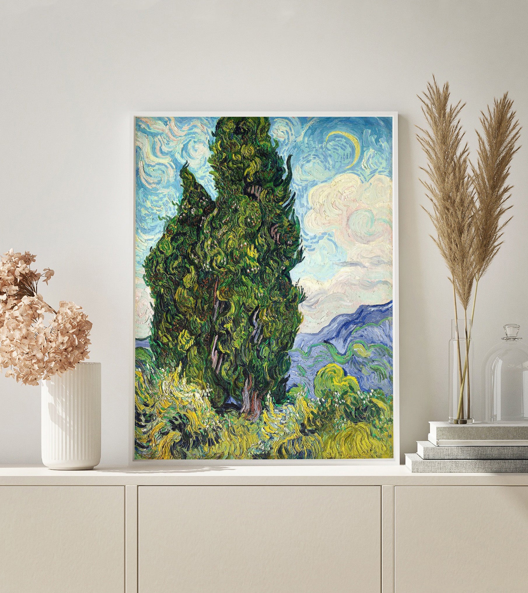 Paint by Numbers | Van Gogh Cypresses